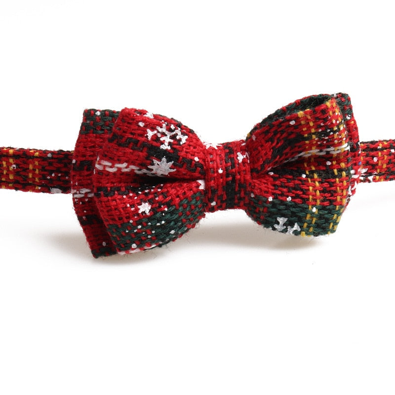 Cute Bowknot Collars Christmas