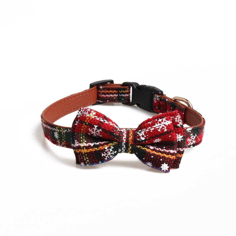 Cute Bowknot Collars Christmas