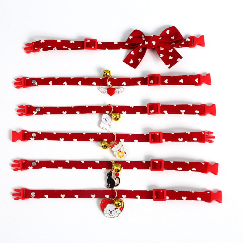Chirstmas Red Bowknot Necklace