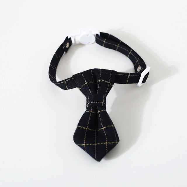 Plaid Bowknot Collar