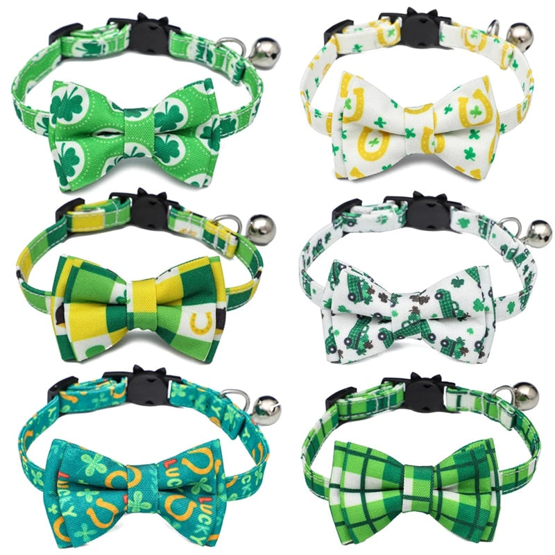 Plant Pattern Cats Collar