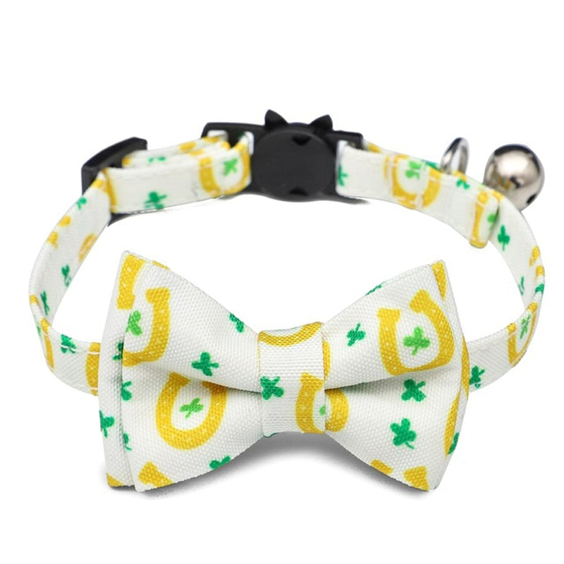 Plant Pattern Cats Collar