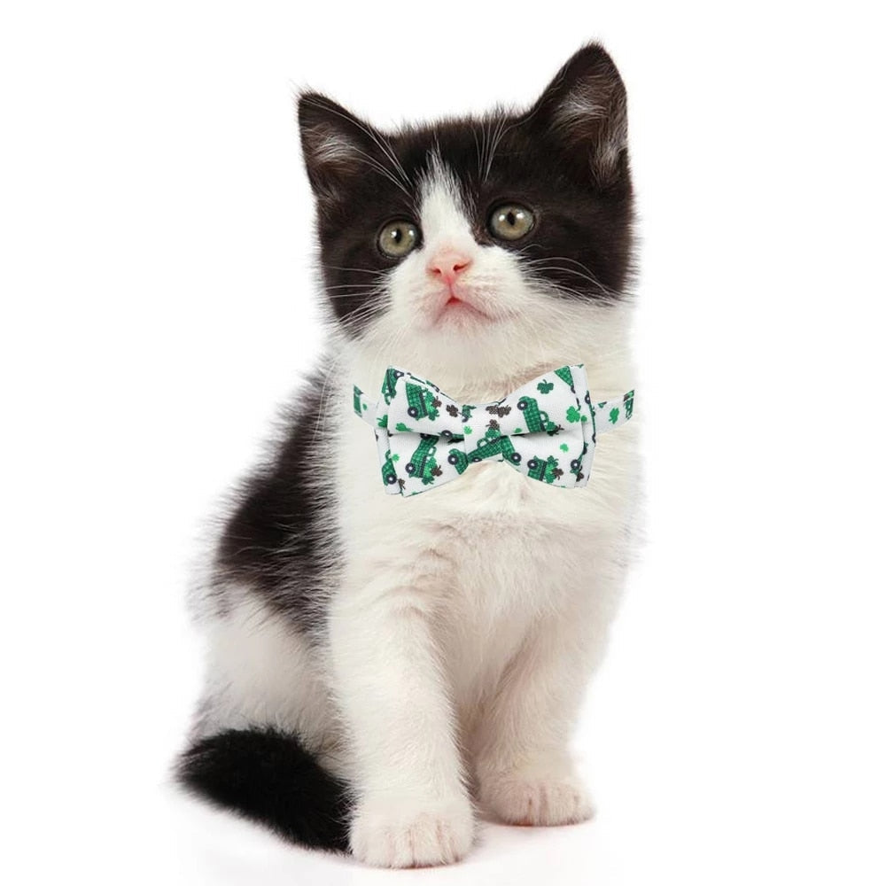 Plant Pattern Cats Collar