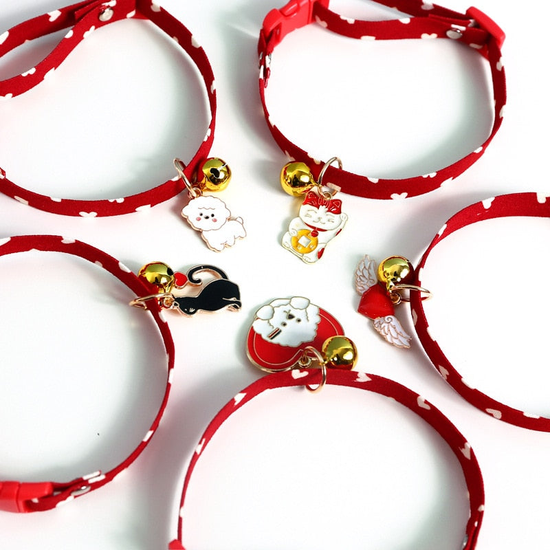 Chirstmas Red Bowknot  Necklace