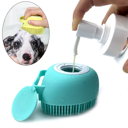 Dog/Cat Bath Massage Gloves Brush