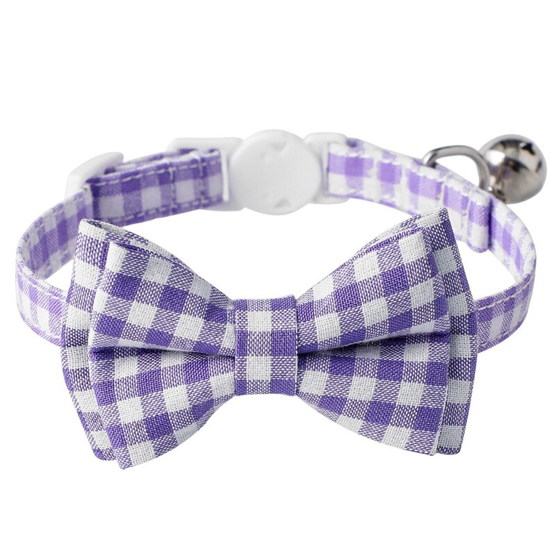 Candy Color Plaid Bowknot