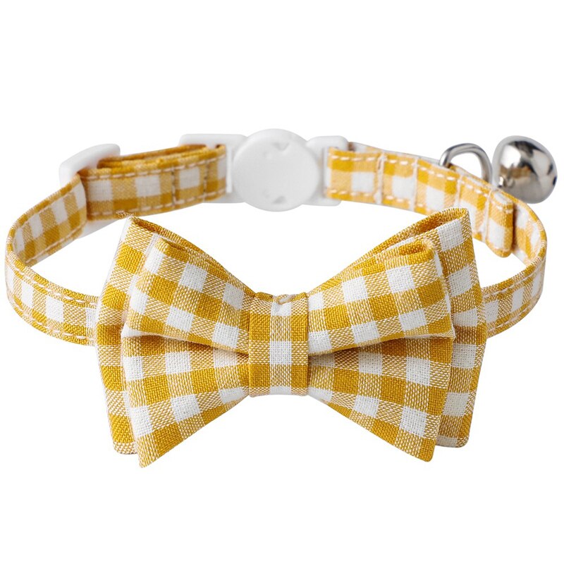 Candy Color Plaid Bowknot