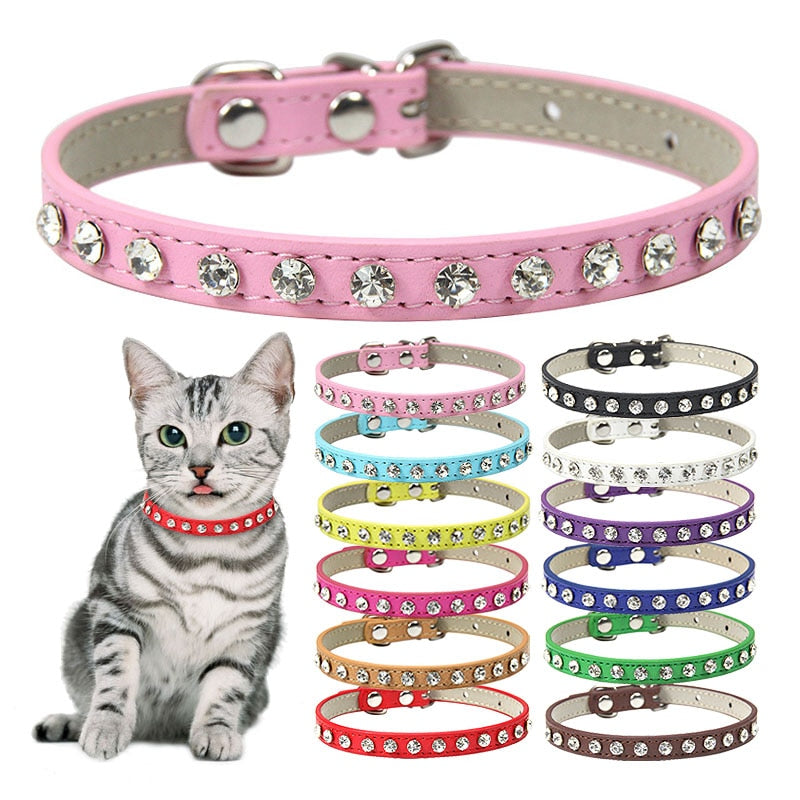 Cat Collar with Rhinestones